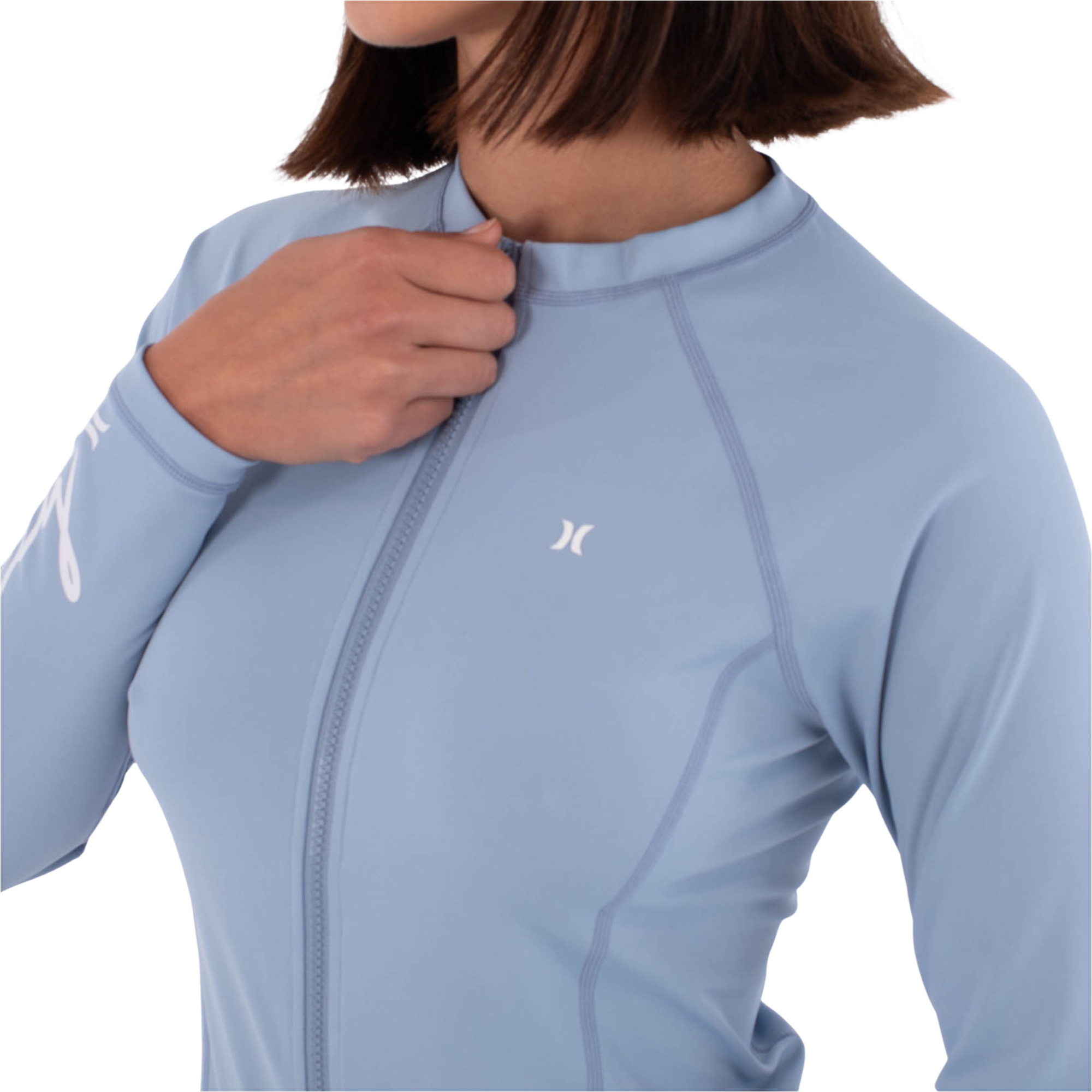 2026 Hurley Femmes Gilet Lycra à Manches Longues Et Fermeture éclair WLEU00003 - Spring Breeze